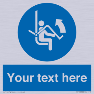 Custom Mandatory: Open safety bar of chairlift